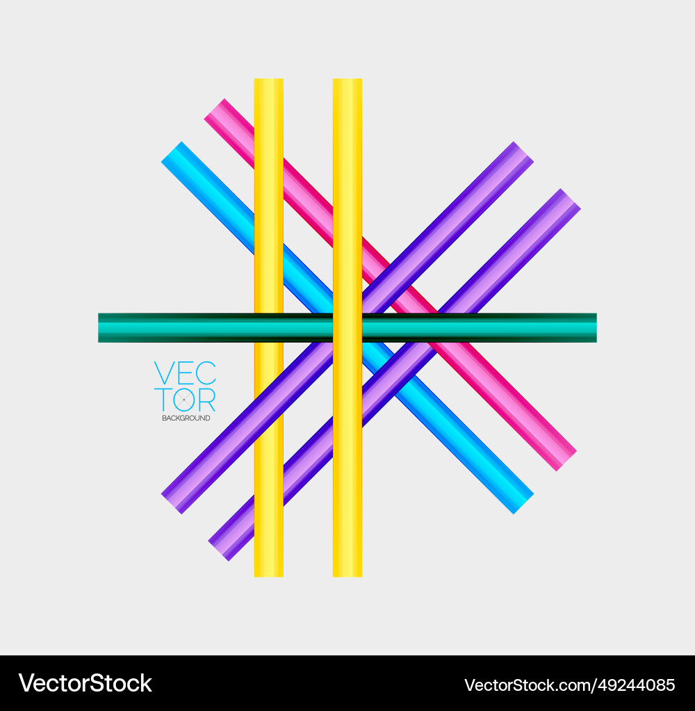 Abstract color straight lines background Abstract color straight lines background vector image