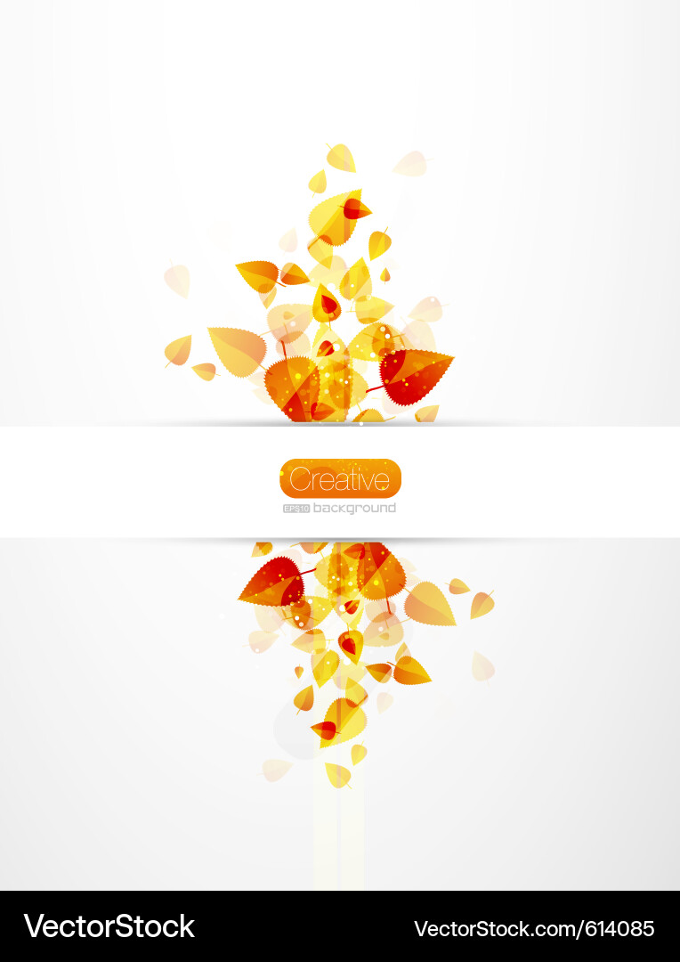 Autumn abstract background Vector Image