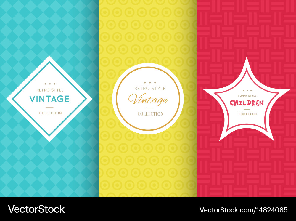 Bright seamless pattern background vector image