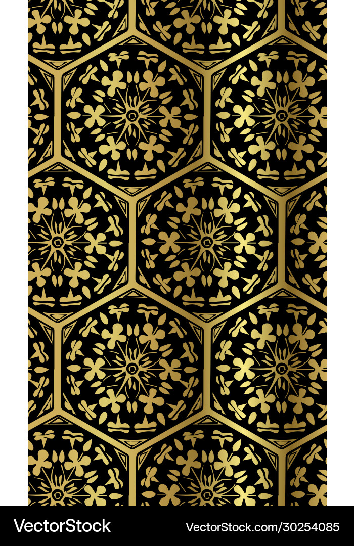 Chinese geometry seamless pattern oriental black Chinese geometry seamless pattern oriental black vector image