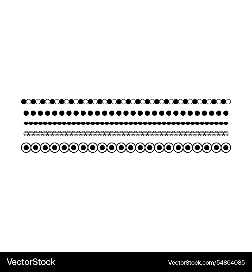 Divider border frame circle shape horizontal line vector image