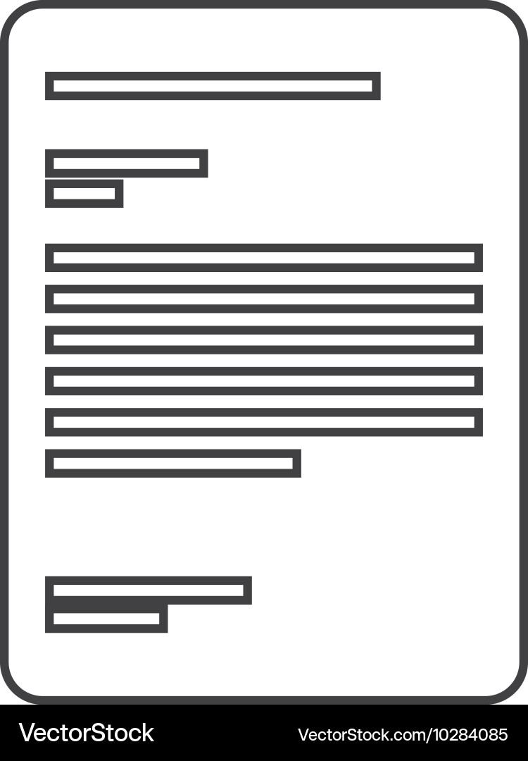 Document paper file isolated icon Vector Image