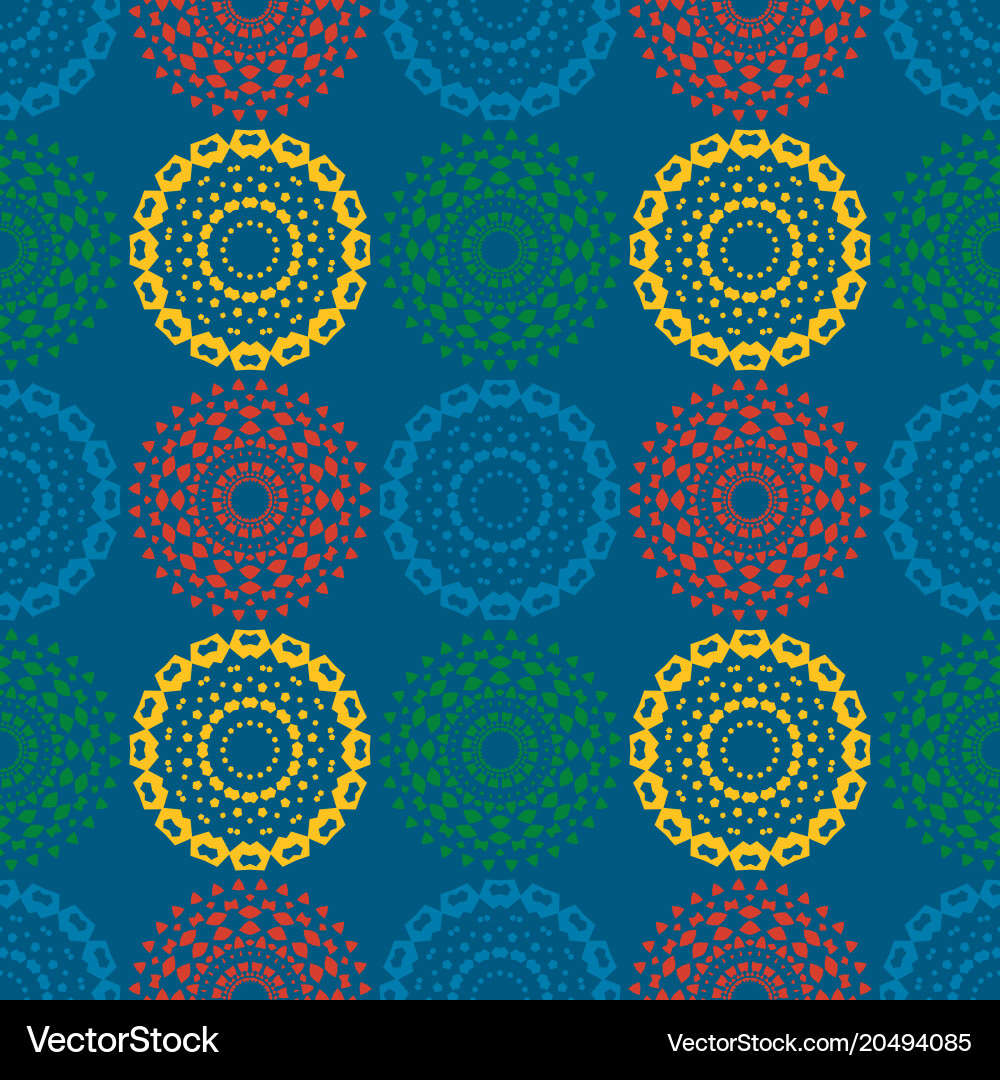 Path of endeavour symmetry seamless pattern Vector Image