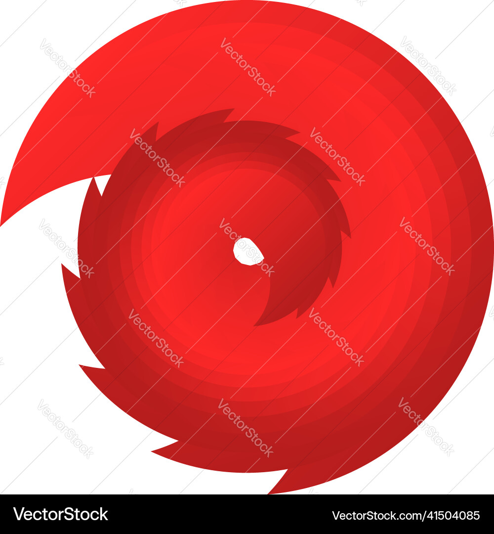 Spiral swirl twirl rotating segmented circle vector image