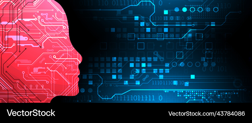 Abstract background on the theme of artificial Abstract background on the theme of artificial vector image