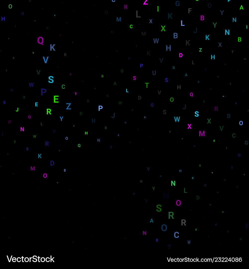 Abstract texture with letters Abstract texture with letters vector image