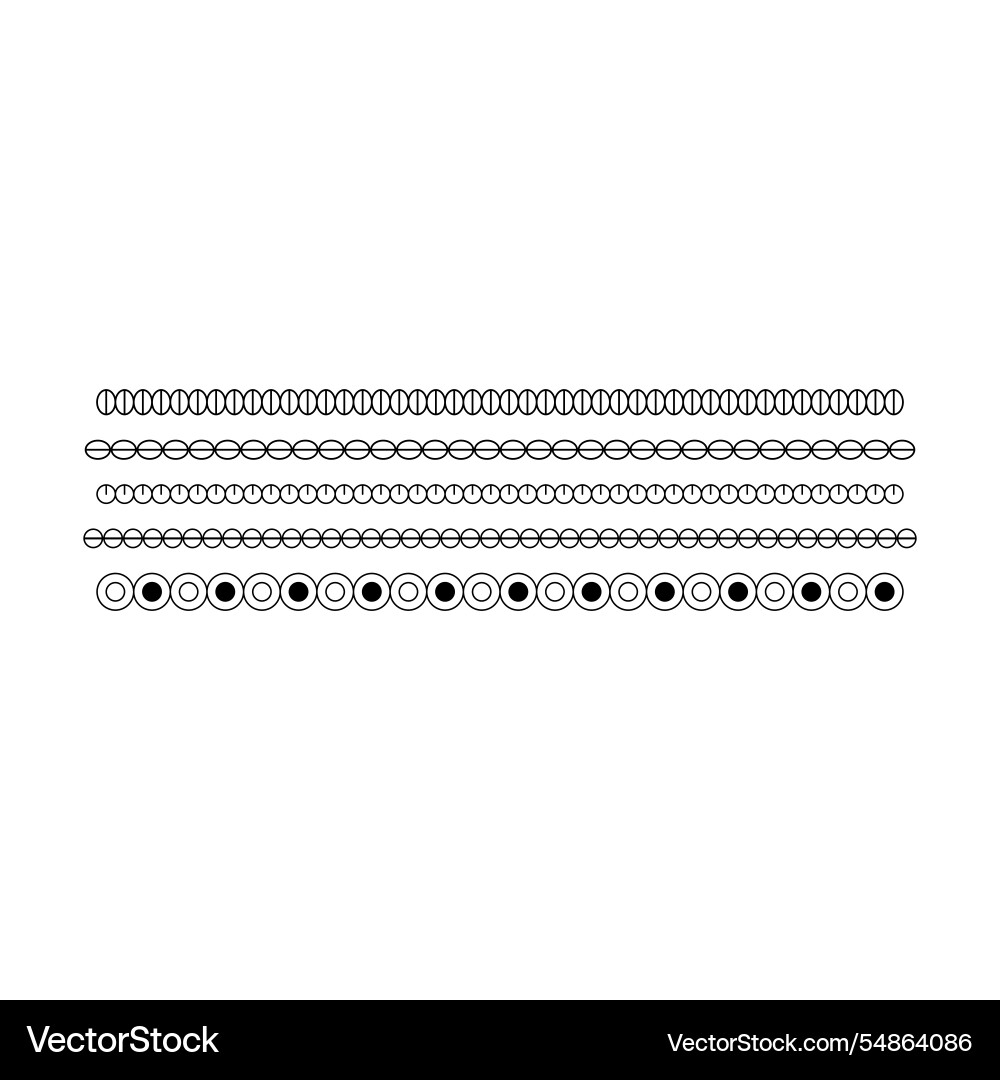 Divider border frame circle shape horizontal line Divider border frame circle shape horizontal line vector image