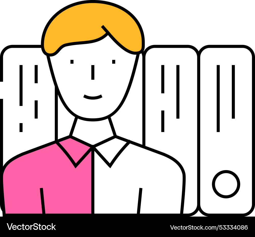 Documentation of sales icon color Documentation of sales icon color Vector Image