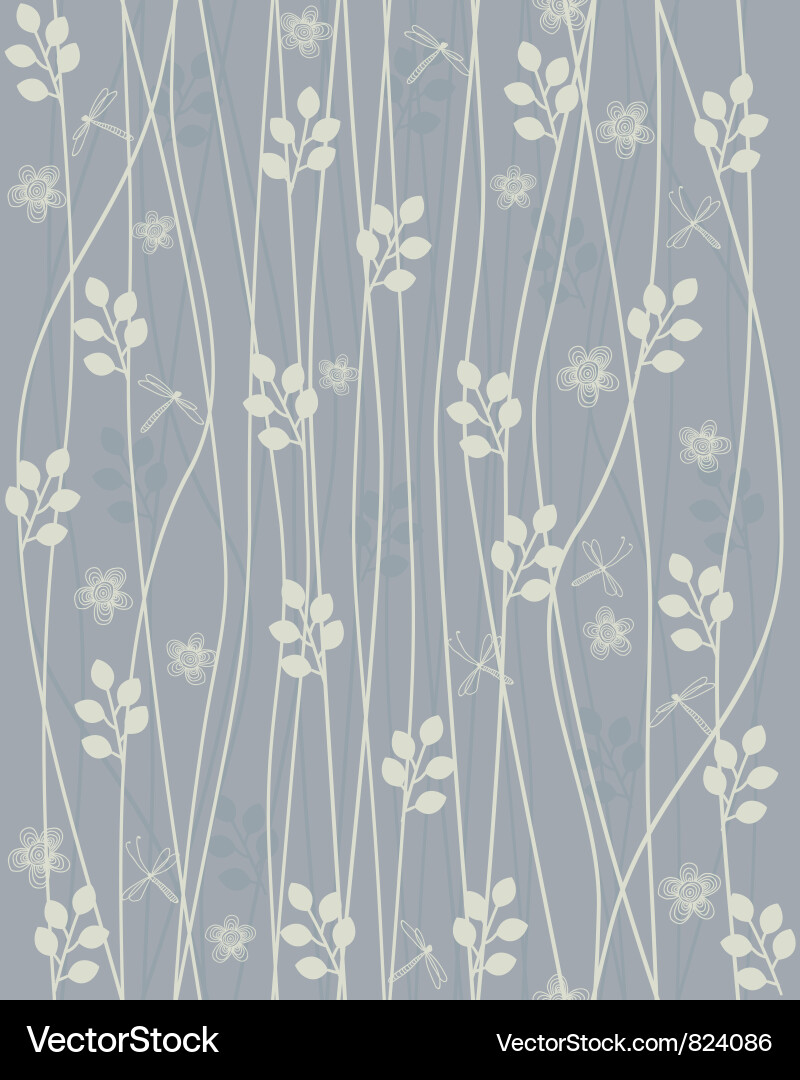 Elegant Vine Pattern Vector Image