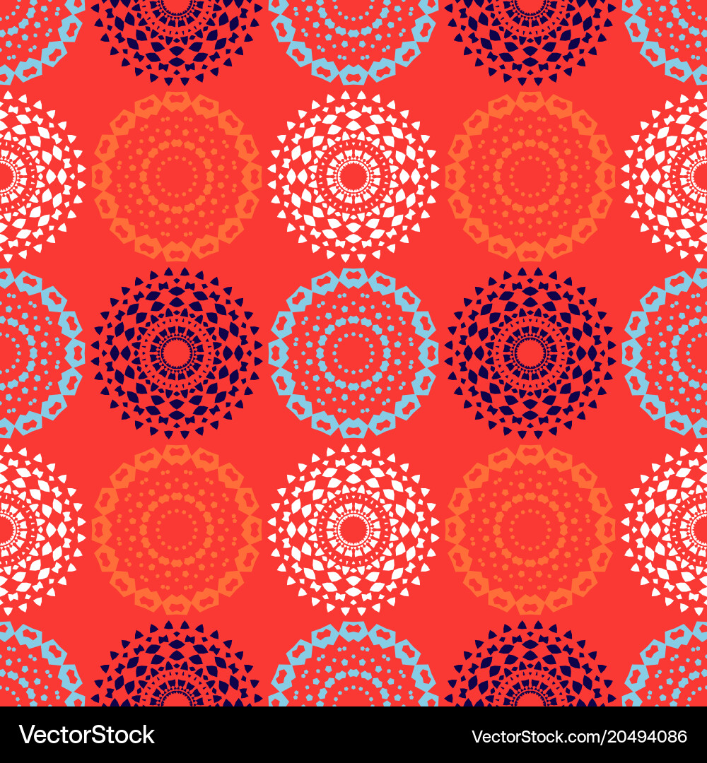 Path of endeavour symmetry seamless pattern Vector Image