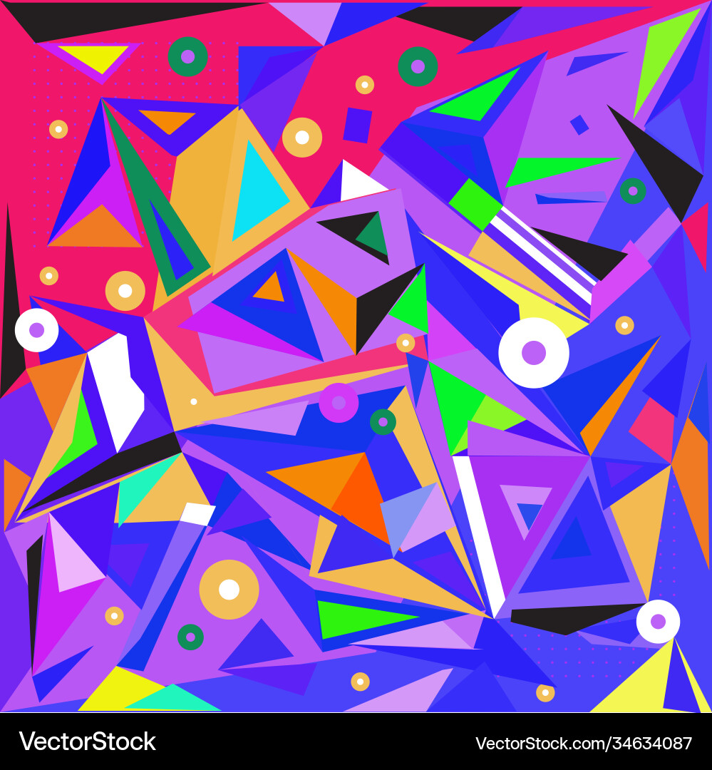 Abstract modern triangles background pattern Abstract modern triangles background pattern Vector Image