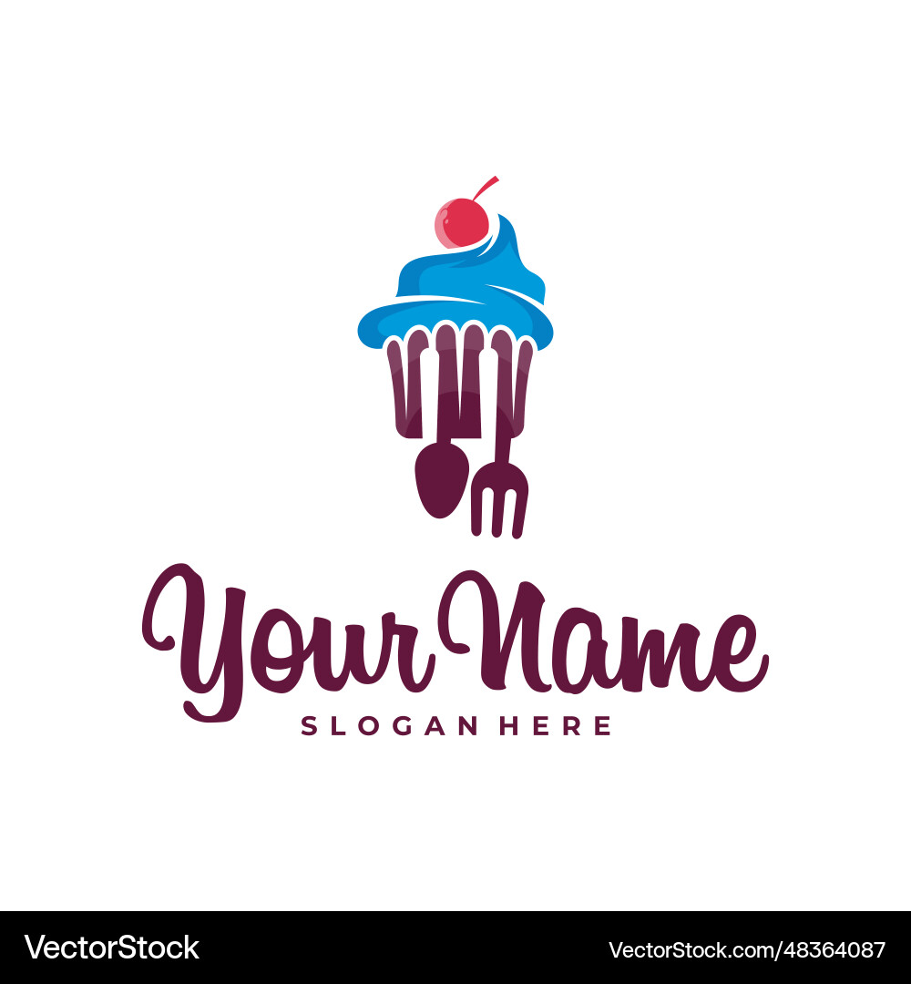 Cake Logo Design Symbol Symbol Vorlage Cake Logo Design Symbol Symbol Vorlage vektorbild
