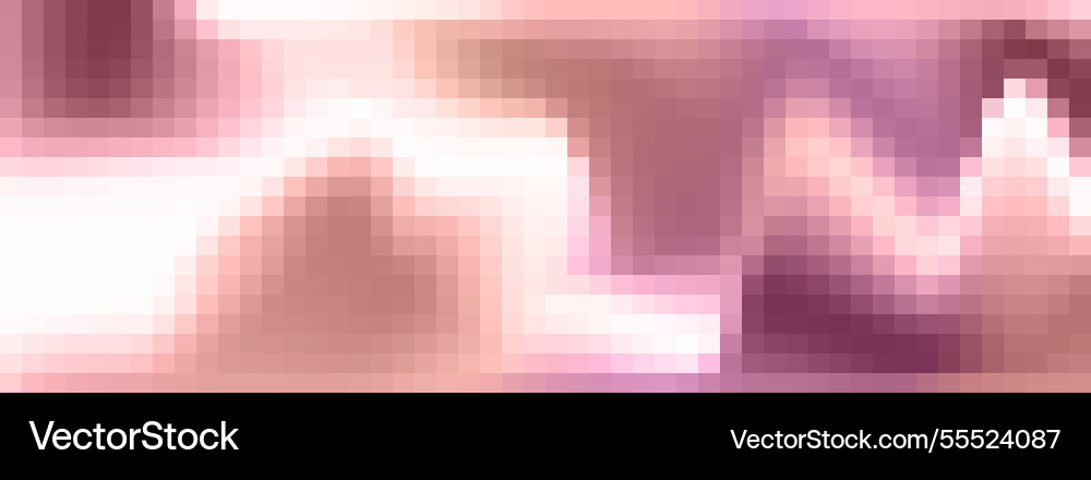 Colorful mosaic gradient pixel pattern an element vector image