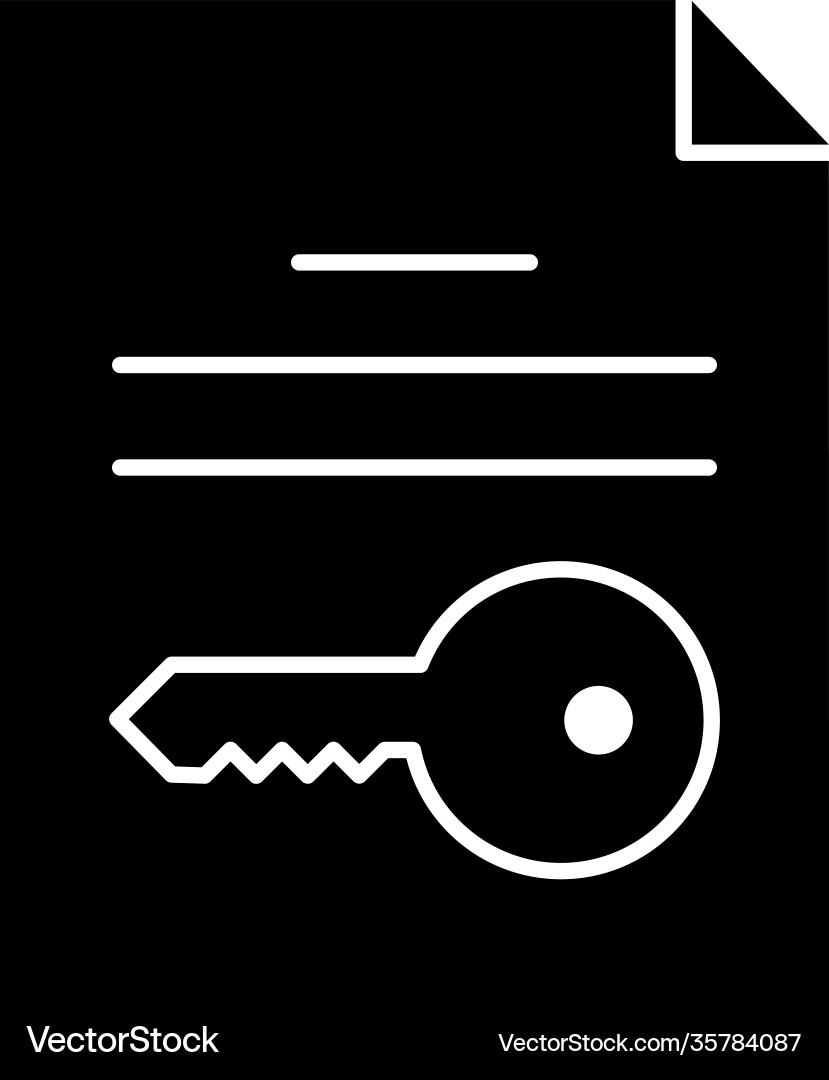 File encryption icon Vector Image