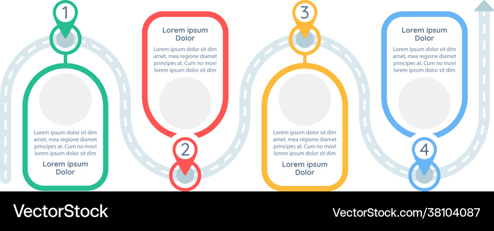 Problem-solving plan infographic template Problem-solving plan infographic template vector image