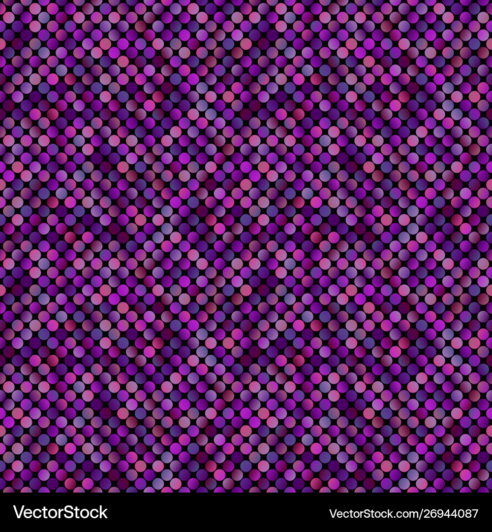 Seamless gradient geometrical dot pattern vector image