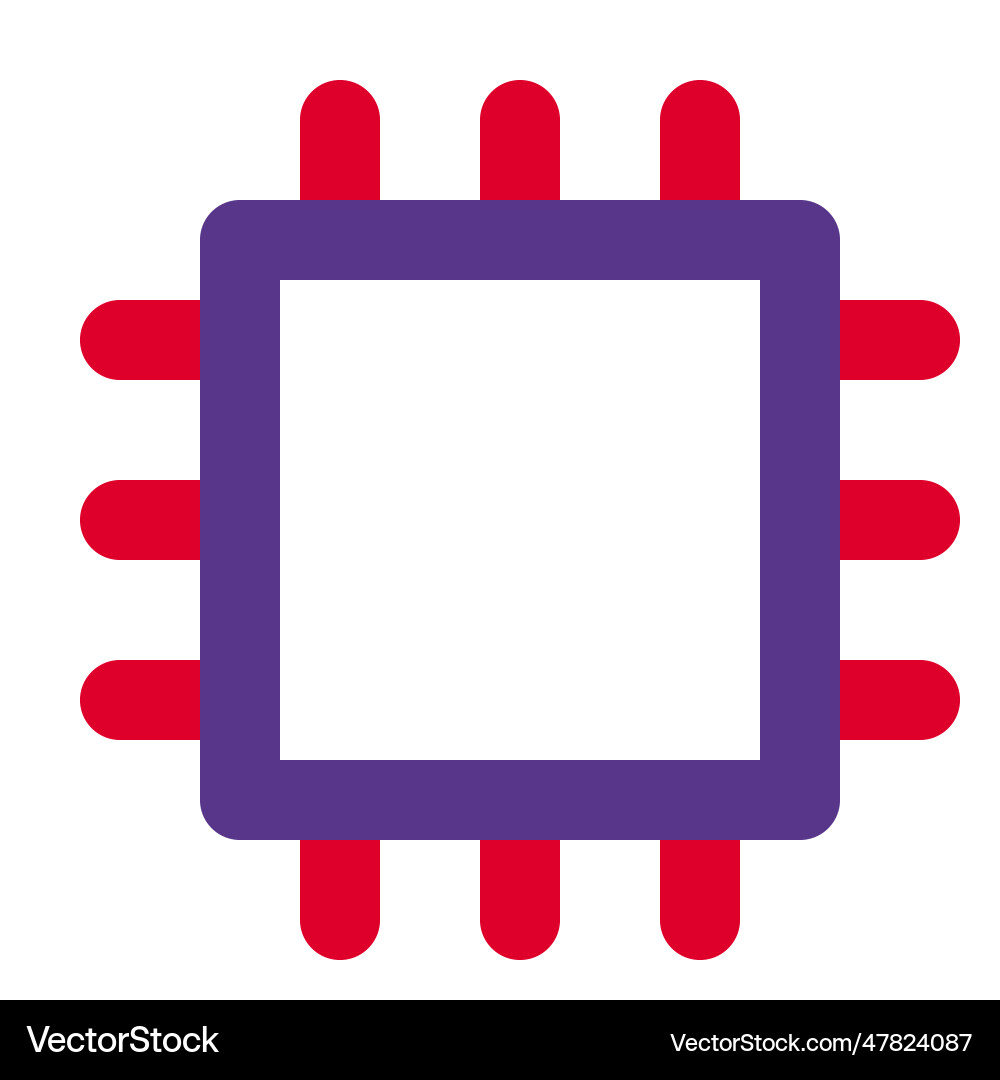 Wireless microchip a device controller Vector Image
