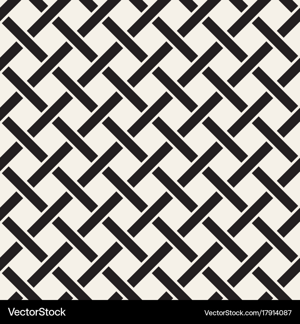 Woven Stripes Lattice Pattern Royalty Free Vector Image