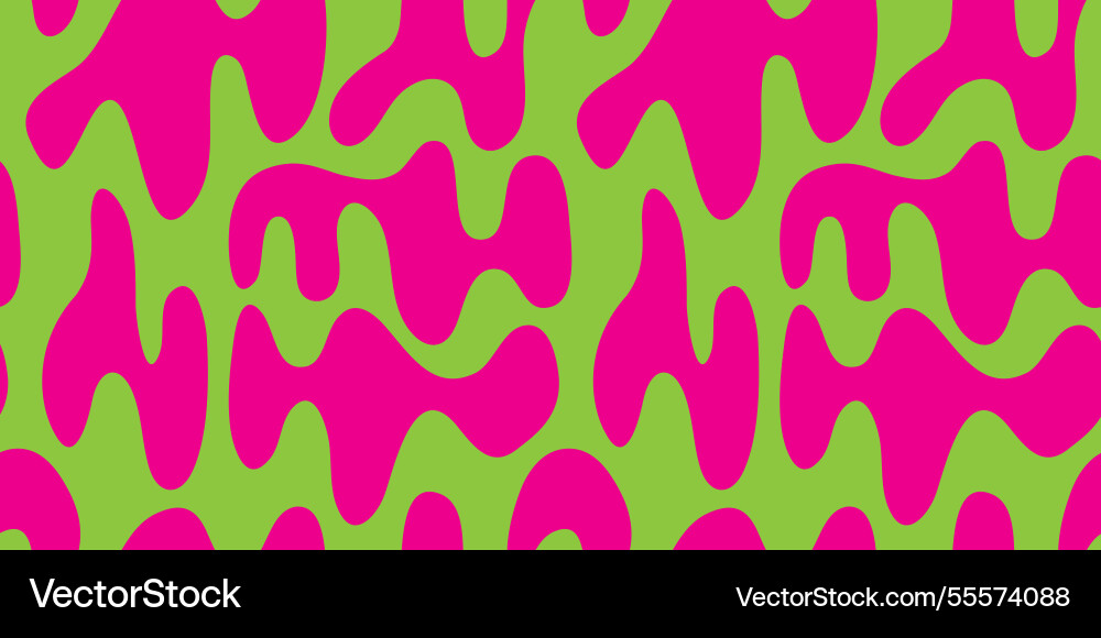 Abstract wavy y2k shape seamless pattern modern Abstract wavy y2k shape seamless pattern modern vector image