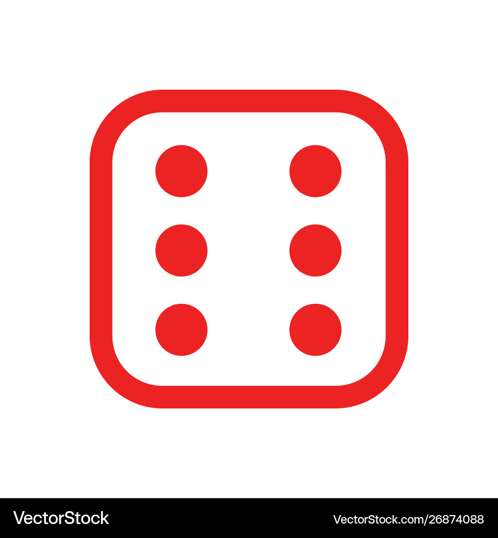 Dice and background Vector Image
