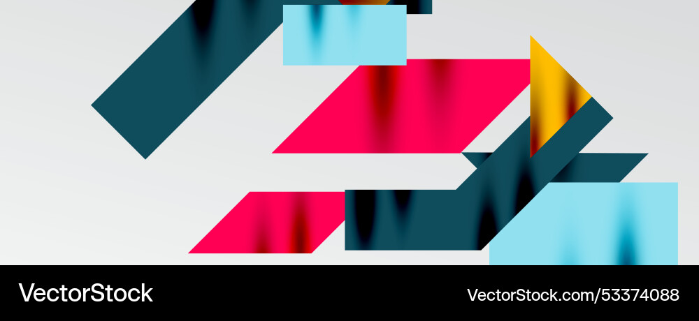 Dynamic lines and triangles Vector Image
