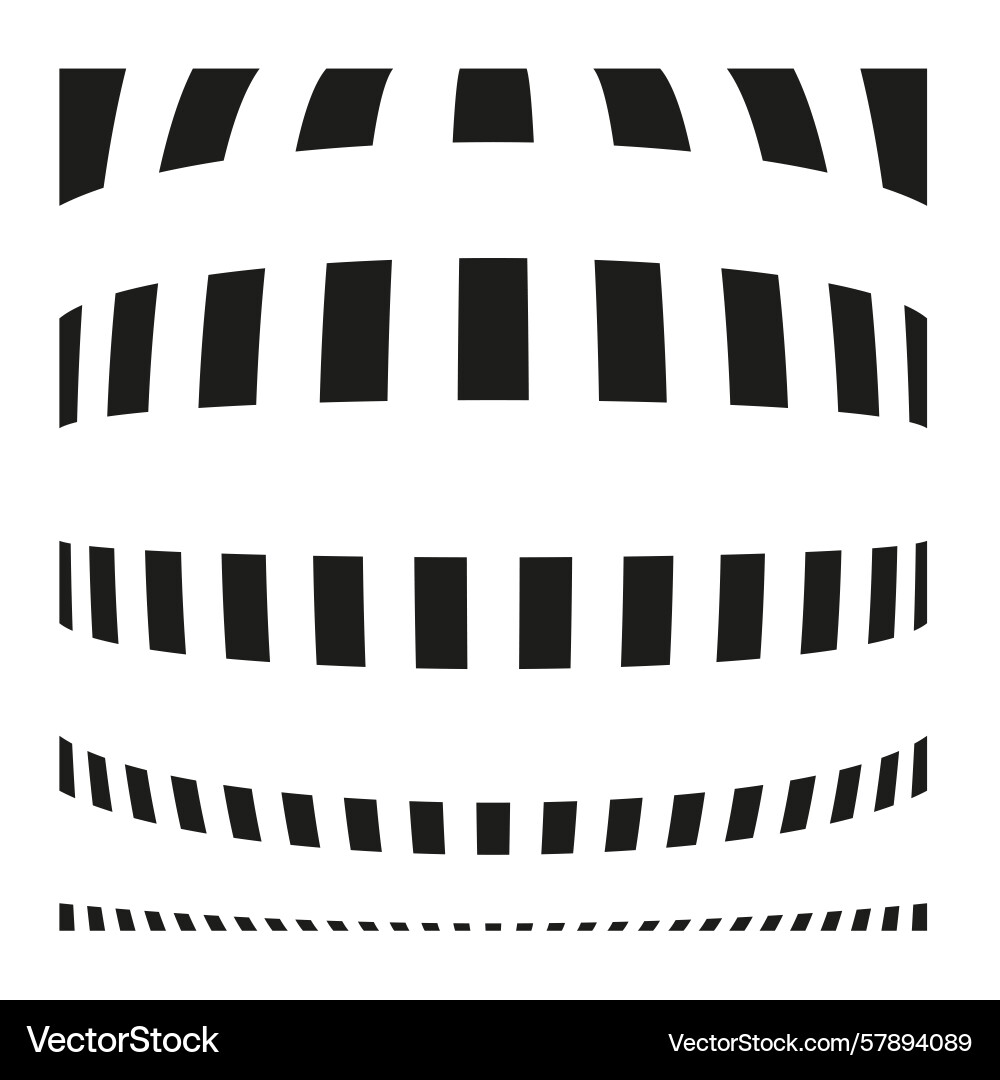 Abstract stripe pattern distorted line design Abstract stripe pattern distorted line design vector image