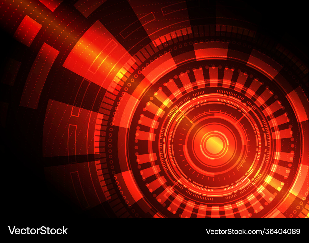 Circuit technology background with hi-tech Circuit technology background with hi-tech vector image