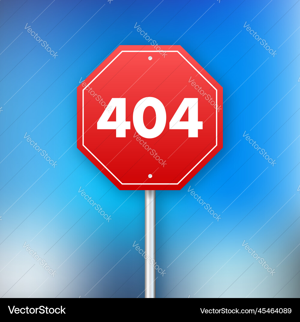 Fehler 404 Web Seite Vorlage Design Website vektorbild