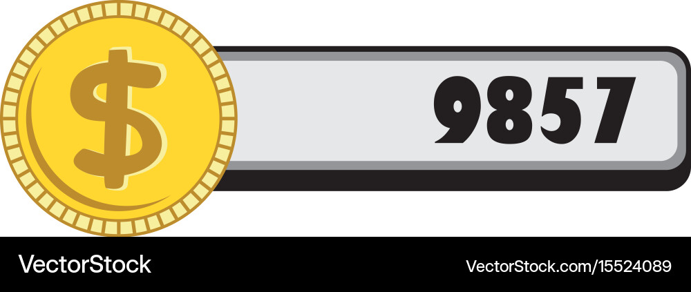 Game asset menu layer - video icon sign vector image