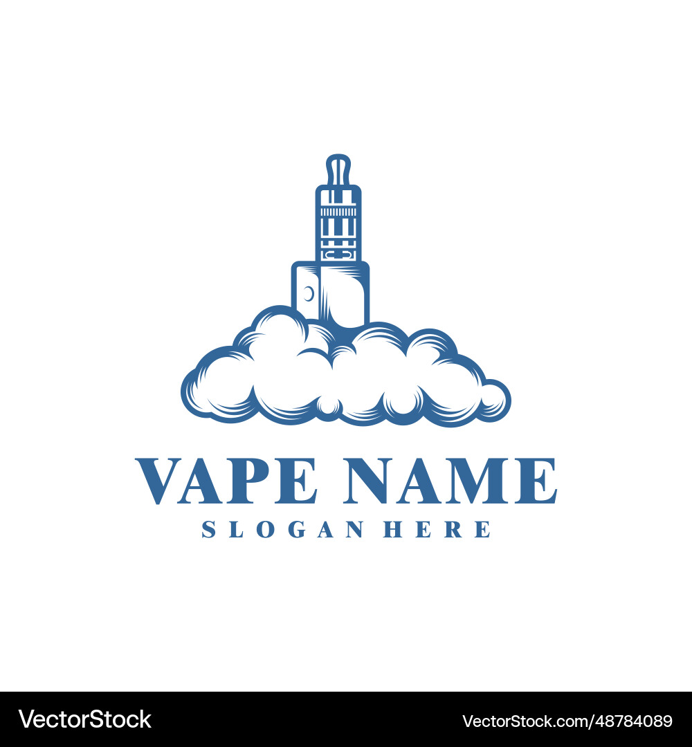 Vape logo design concept vaping Royalty-Free Vector | VectorStock Vape logo design concept vaping Royalty-Free Vector | VectorStock