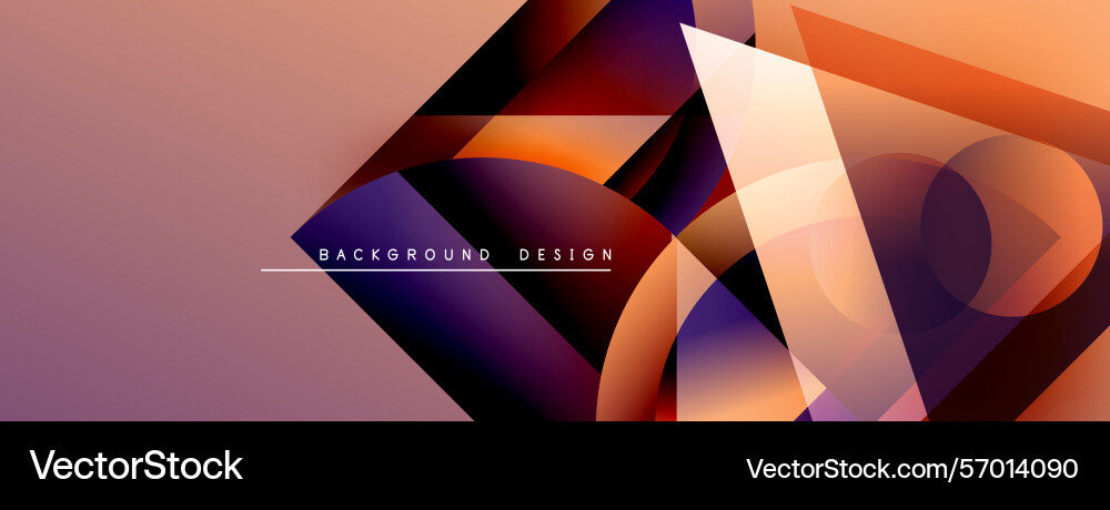Abstract geometric shapes overlap creating Abstract geometric shapes overlap creating Vector Image