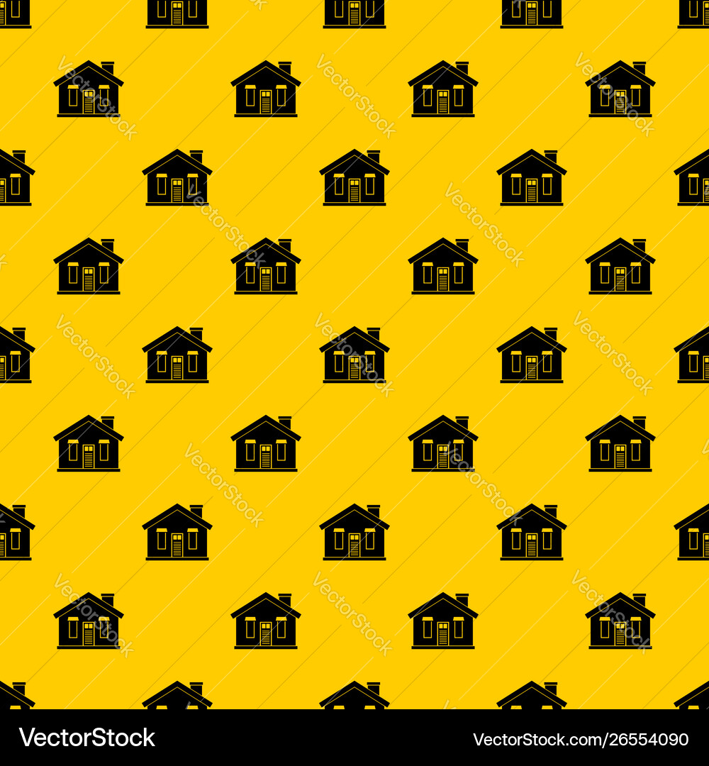 House pattern House pattern vector image
