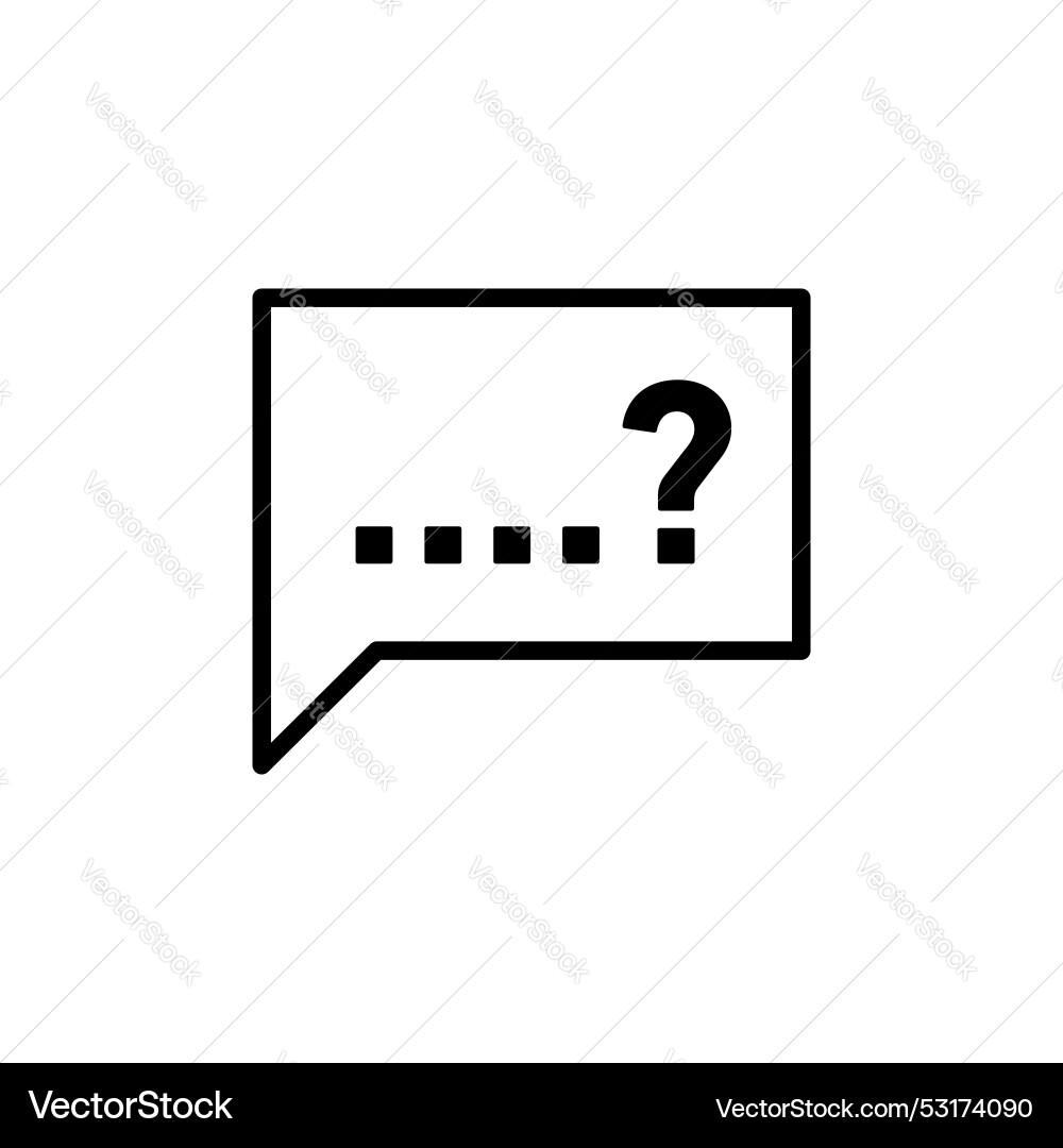 Interrogation icon set ask question help button Interrogation icon set ask question help button Vector Image