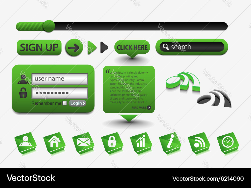 Layout element design Vector Image