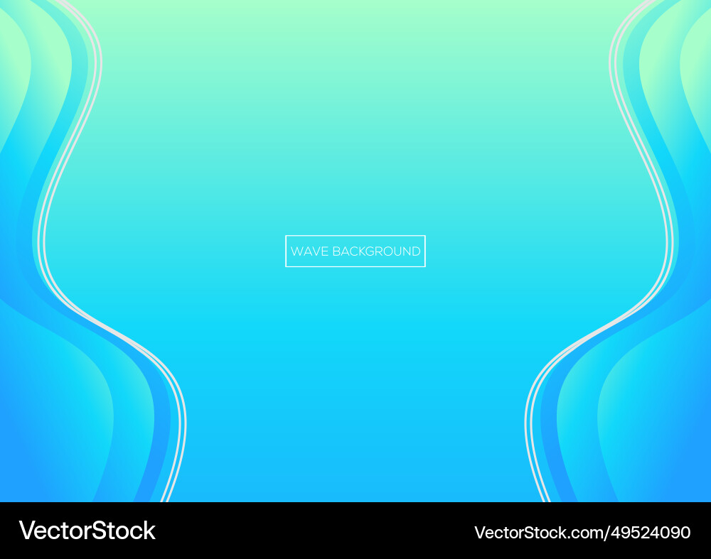 Modern wave background gradient design Modern wave background gradient design vector image