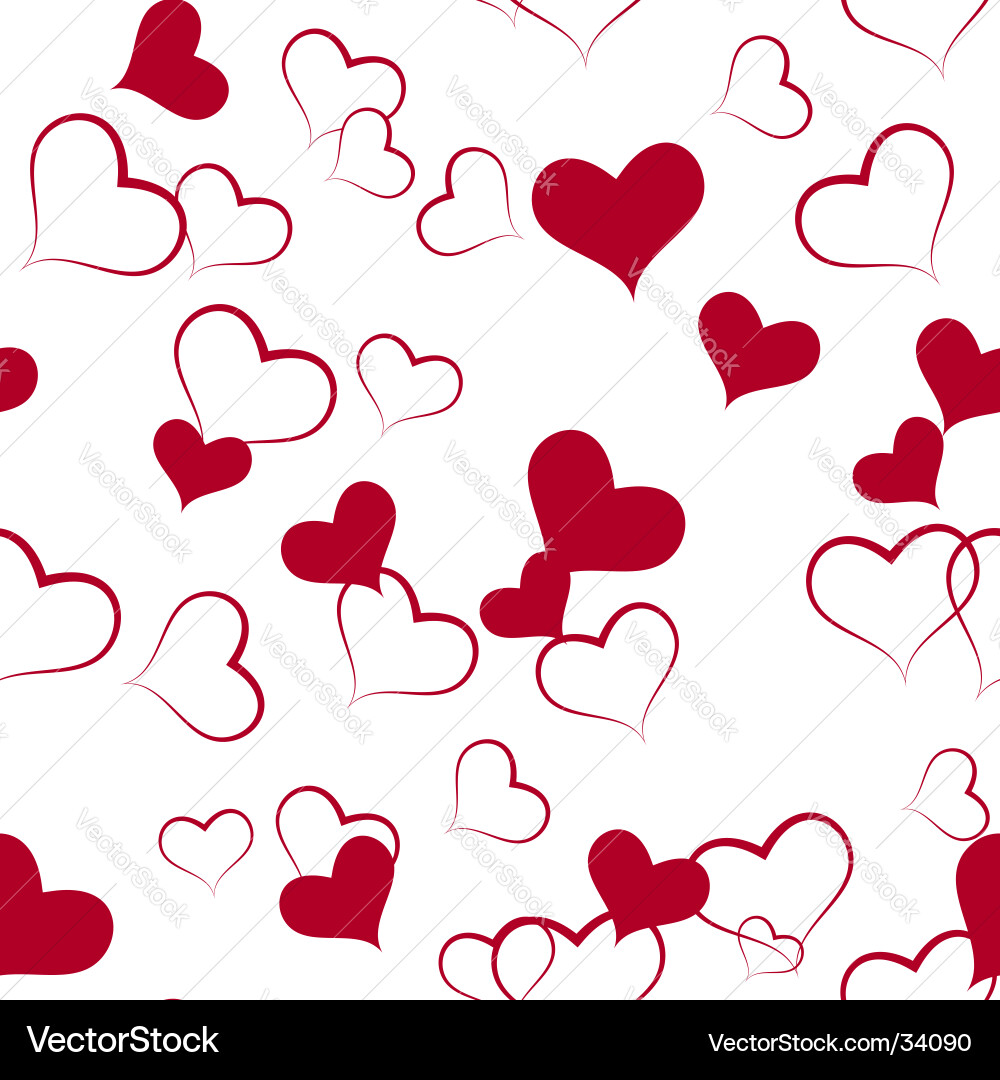 Valentines pattern Vector Image