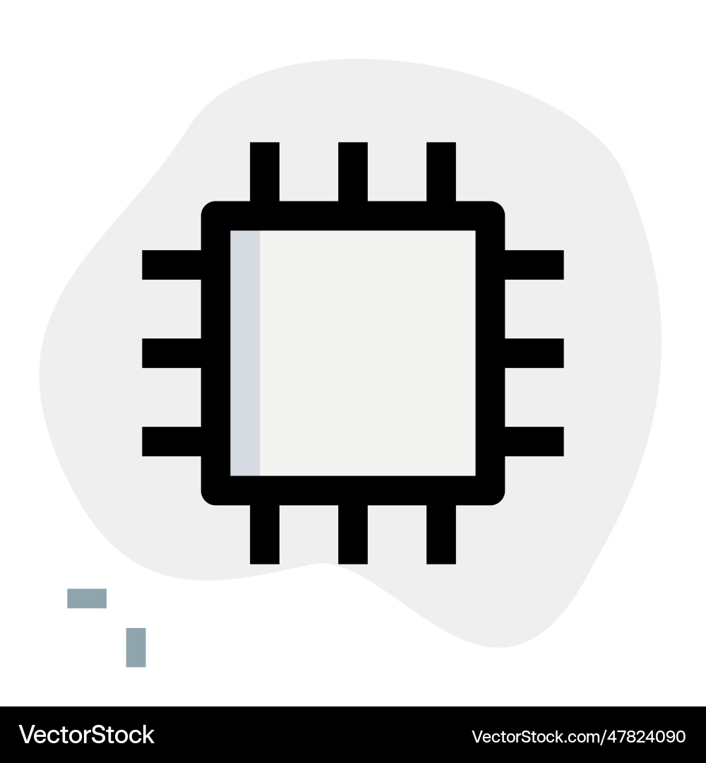Wireless microchip a device controller Vector Image