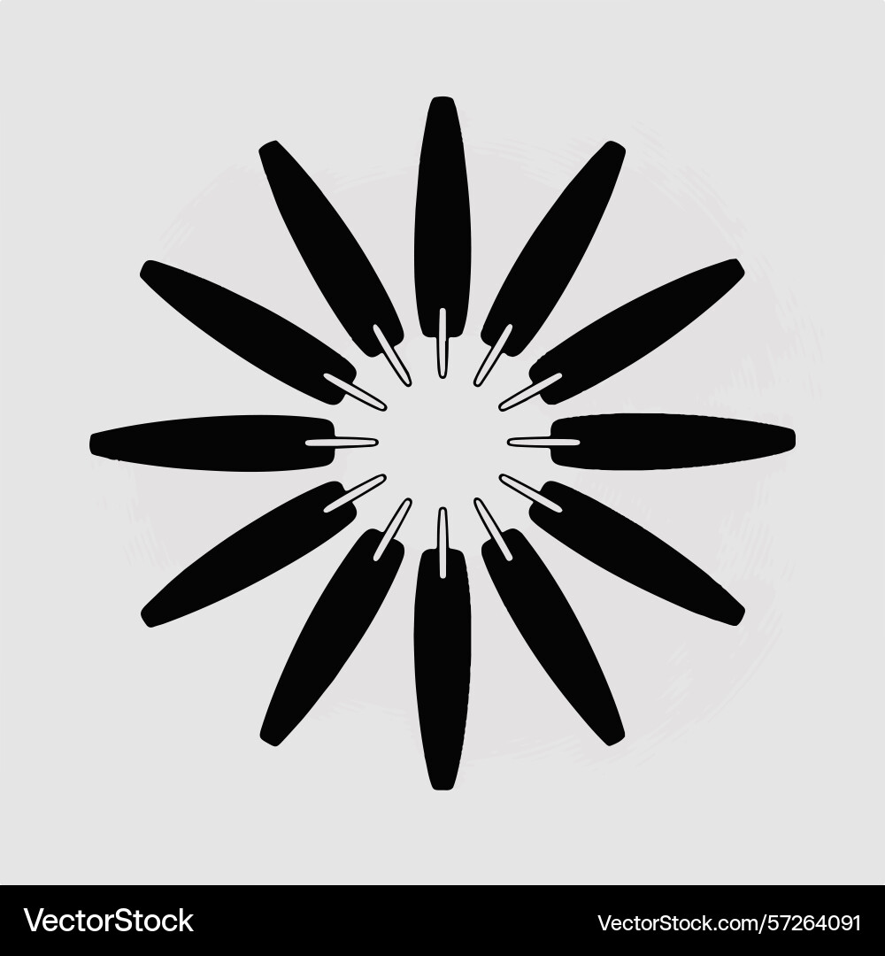 Abstract design of circular pattern with stylized Abstract design of circular pattern with stylized vector image