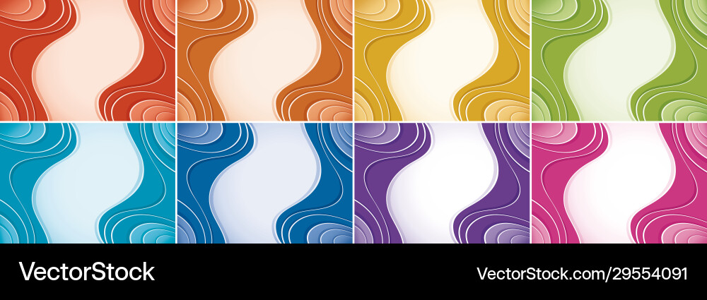 Background template with abstract patterns Vector Image