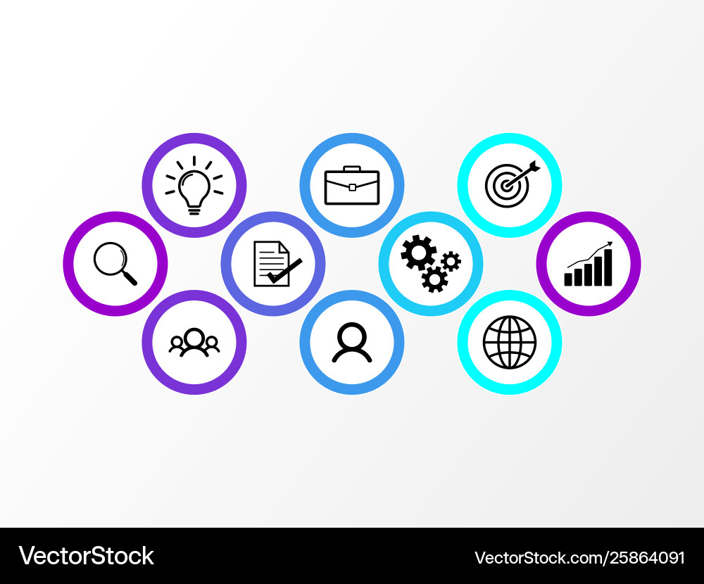Infographic design template with options steps Vector Image