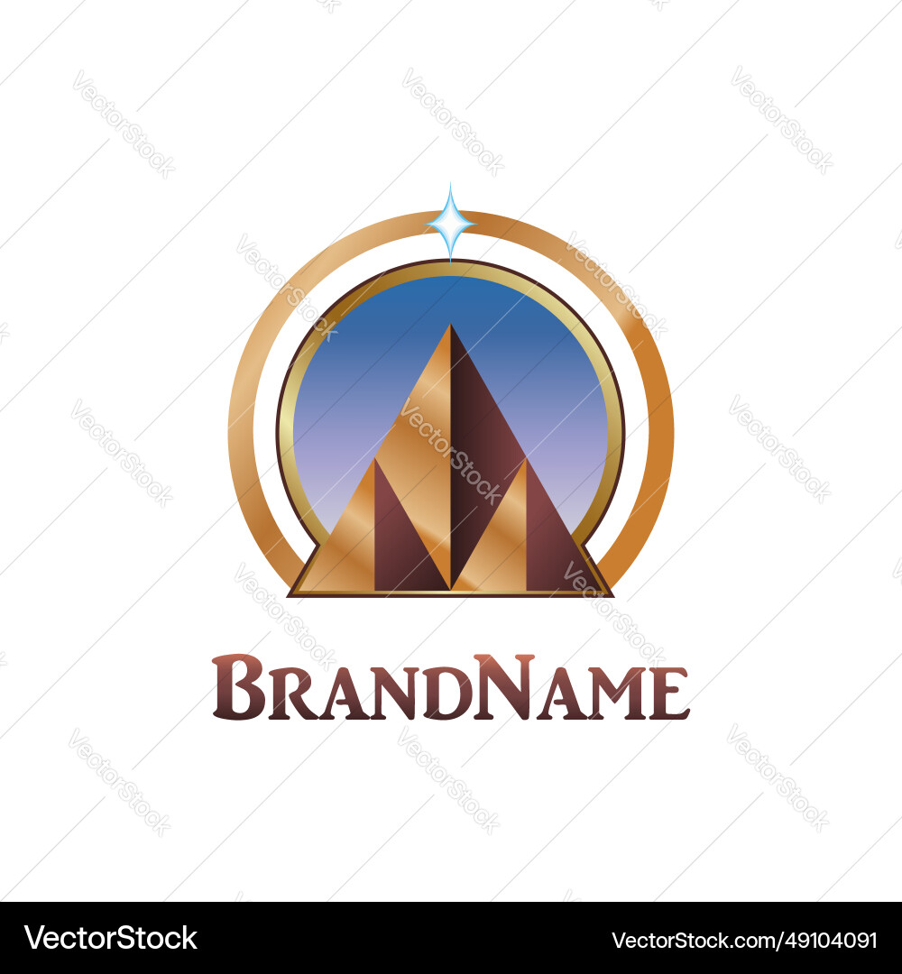 Pyramid Sign Vector Pyramid Royalty Free Vector Image - VectorStock