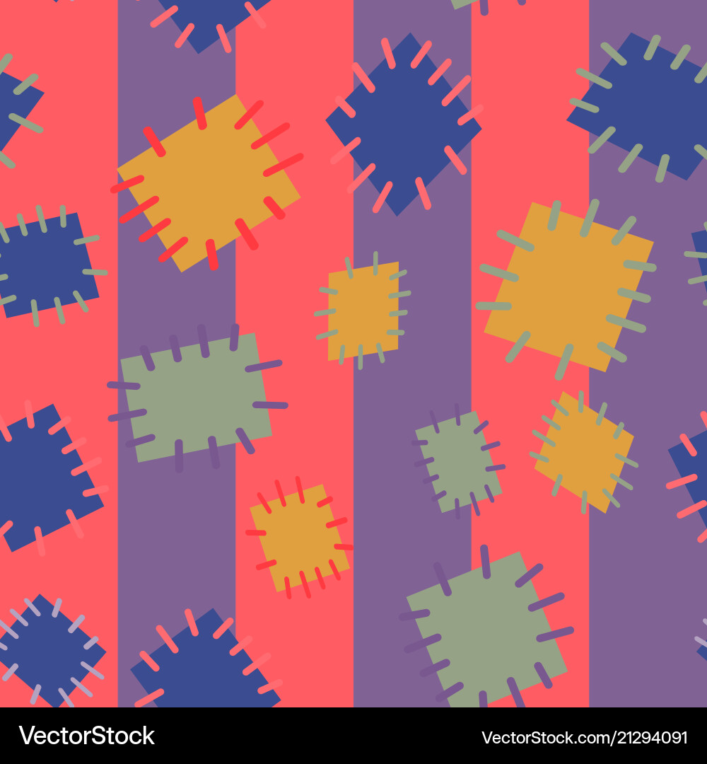 Seamless pattern in color patches Seamless pattern in color patches vector image