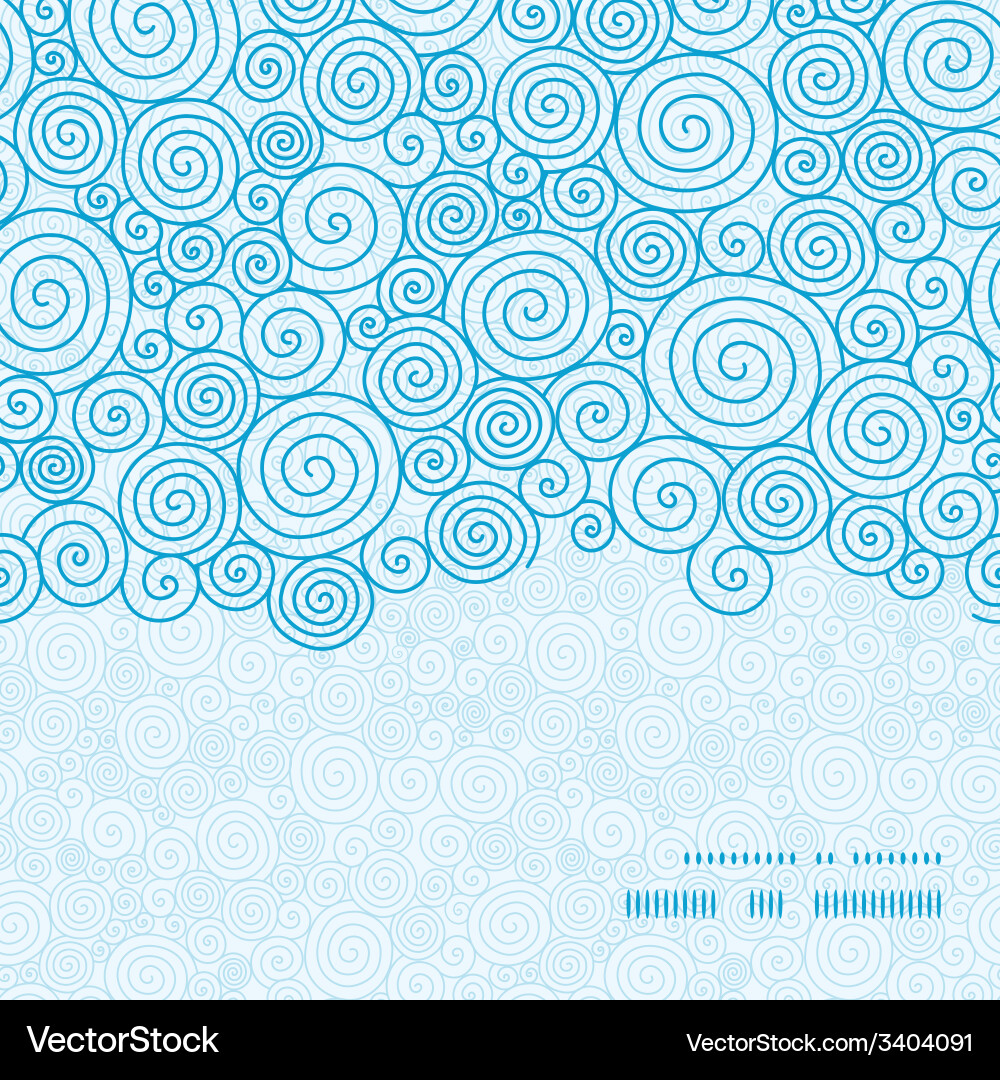 Swirls & Scrolls Pattern vector image