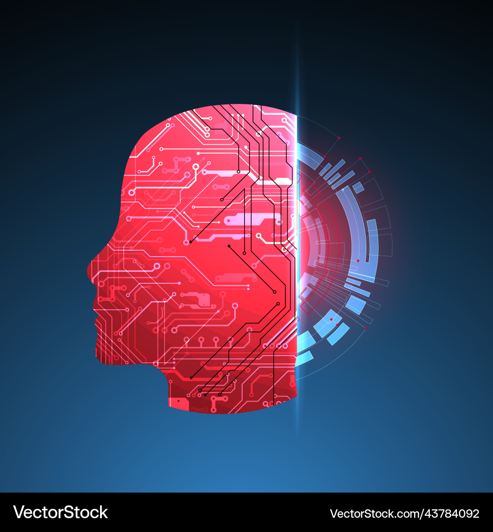 Abstract background on the theme of artificial Abstract background on the theme of artificial vector image