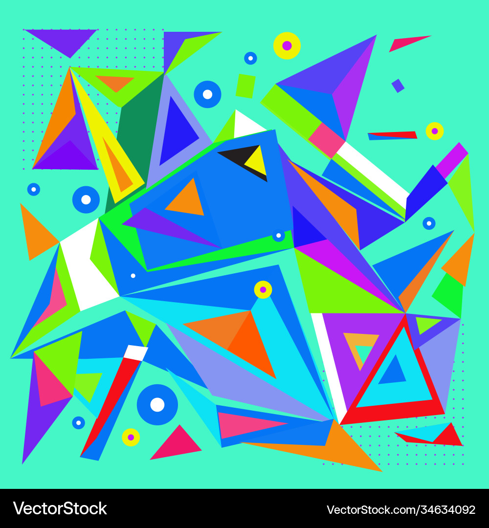 Abstract modern triangles background pattern Abstract modern triangles background pattern vector image