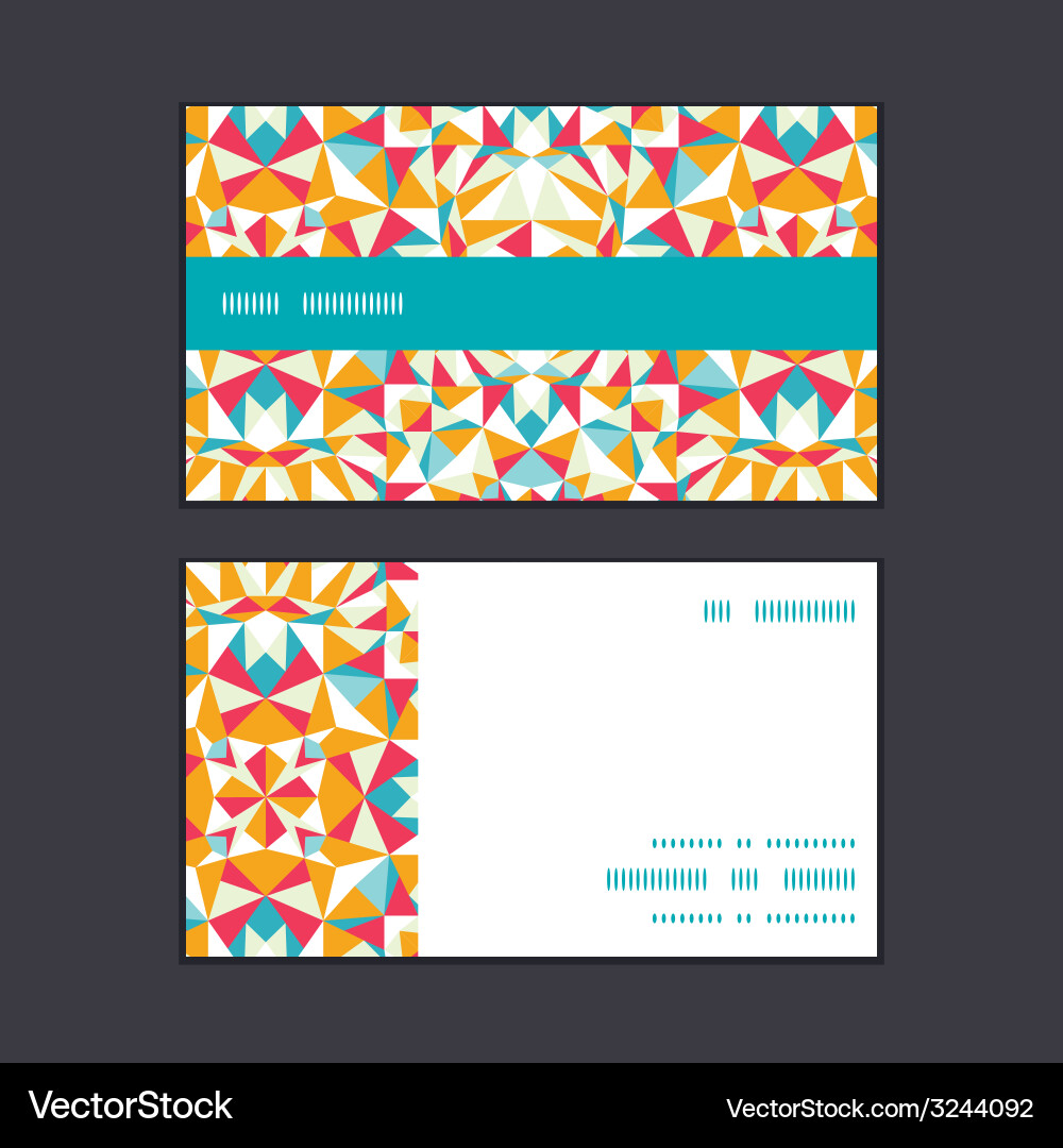 Geometric Triangle Stripe Pattern vector image