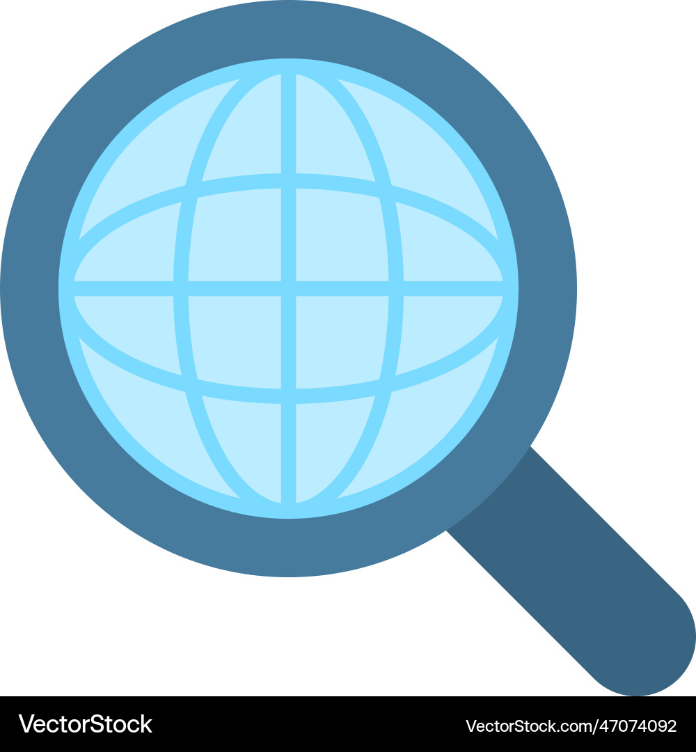 Global search icon image suitable vector image