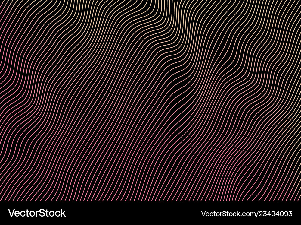 Abstract background of a wave-shaped line vector image