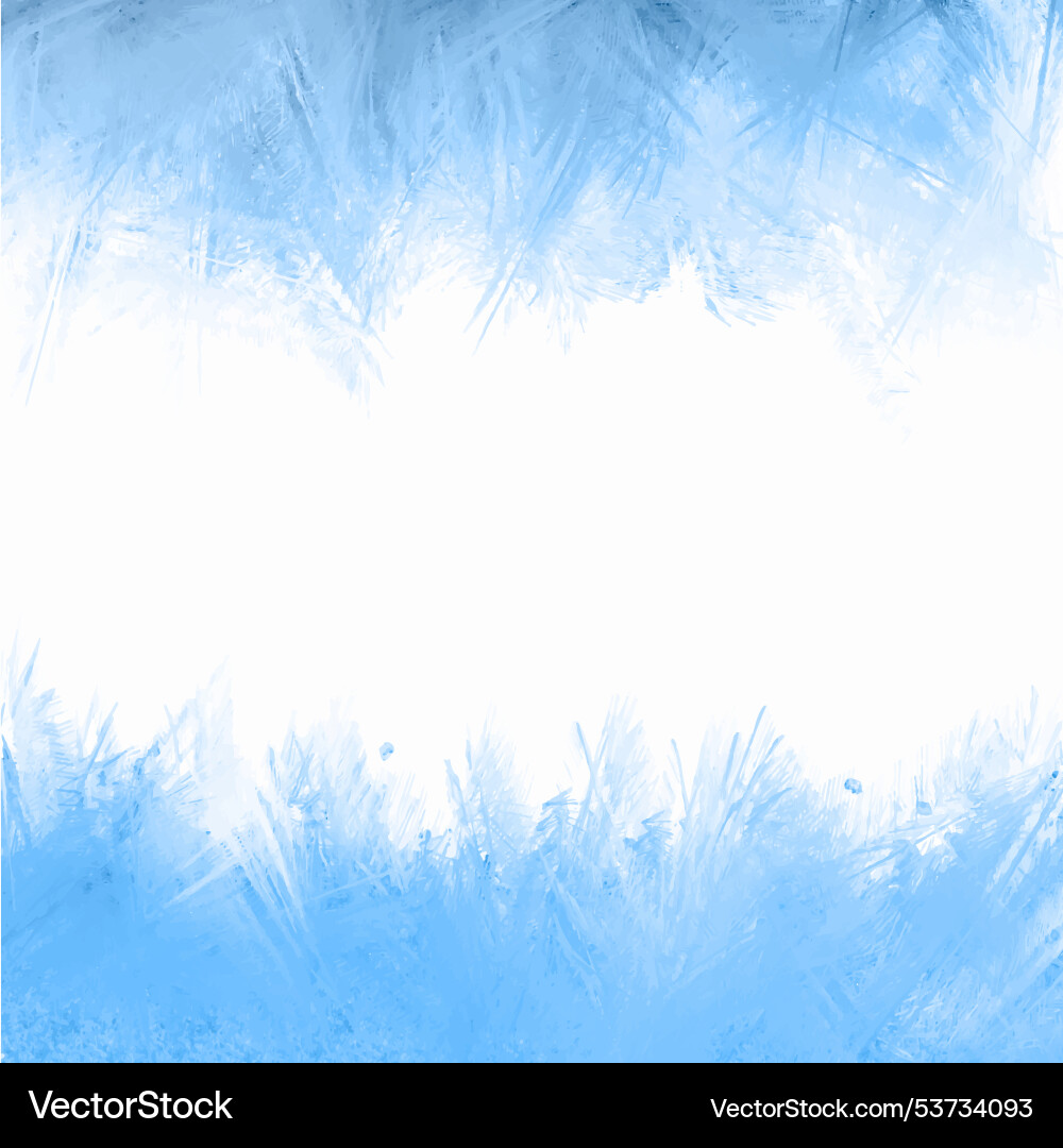 Abstract background with winter ice texture design Vector Image