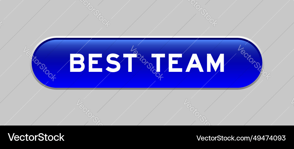 Blue color capsule shape button with word best Vector Image